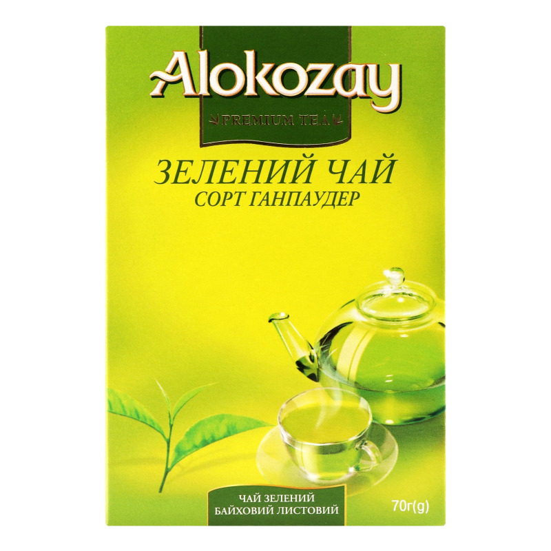 Чай зел Alokozay лист 70г
